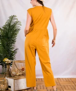 Very J Womens Marigold Jumpsuit