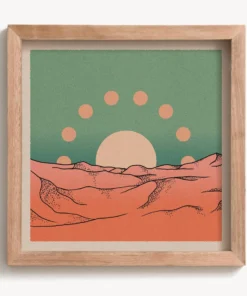Cai & Jo Moon Dunes Print