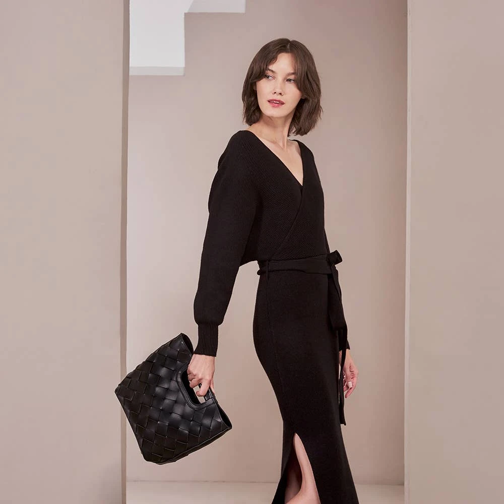 New Arrivals Melie Bianco Robbie Top Handle Bag In Black 5 New Arrivals Melie Bianco Robbie Top Handle Bag In Black