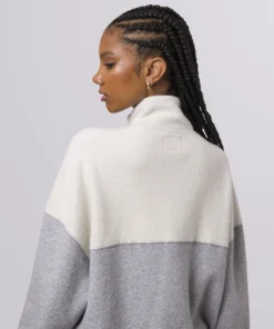 Huf Worldwide New Arrivals Huf 1/4 Zip Mockneck Fleece Jacket