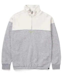 Huf Worldwide New Arrivals Huf 1/4 Zip Mockneck Fleece Jacket