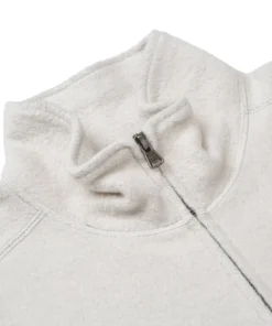 Huf Worldwide New Arrivals Huf 1/4 Zip Mockneck Fleece Jacket
