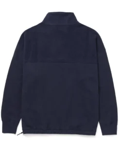 Huf Worldwide New Arrivals Huf 1/4 Zip Mockneck Fleece Jacket
