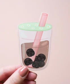 Little Woman Goods Booba Milk Tea Vinyl Sticker New Arrivals