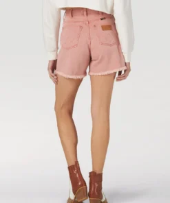 New Arrivals Wrangler High Rise Cutoff Short Rose