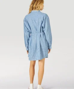 Wrangler Stripe Dress Nautical Blue