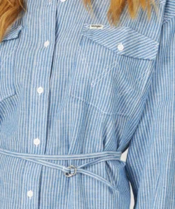 Wrangler Stripe Dress Nautical Blue 11 Wrangler Stripe Dress Nautical Blue