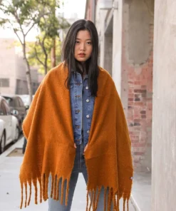 Leto Mohair Blanket Scarf