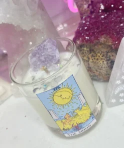 Lunastry New Arrivals The Moon Tarot Votive Candle