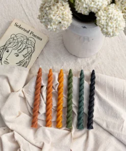 Cave Glow New Arrivals Sunrise Beeswax Spiral Candles