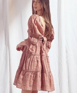 Storia Floral Ruffle Mini Dress