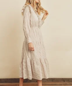 Dress Forum Eyelet Ruffle Dress