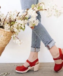 Lotta From Stockholm Red Highwood Clog New Arrivals
