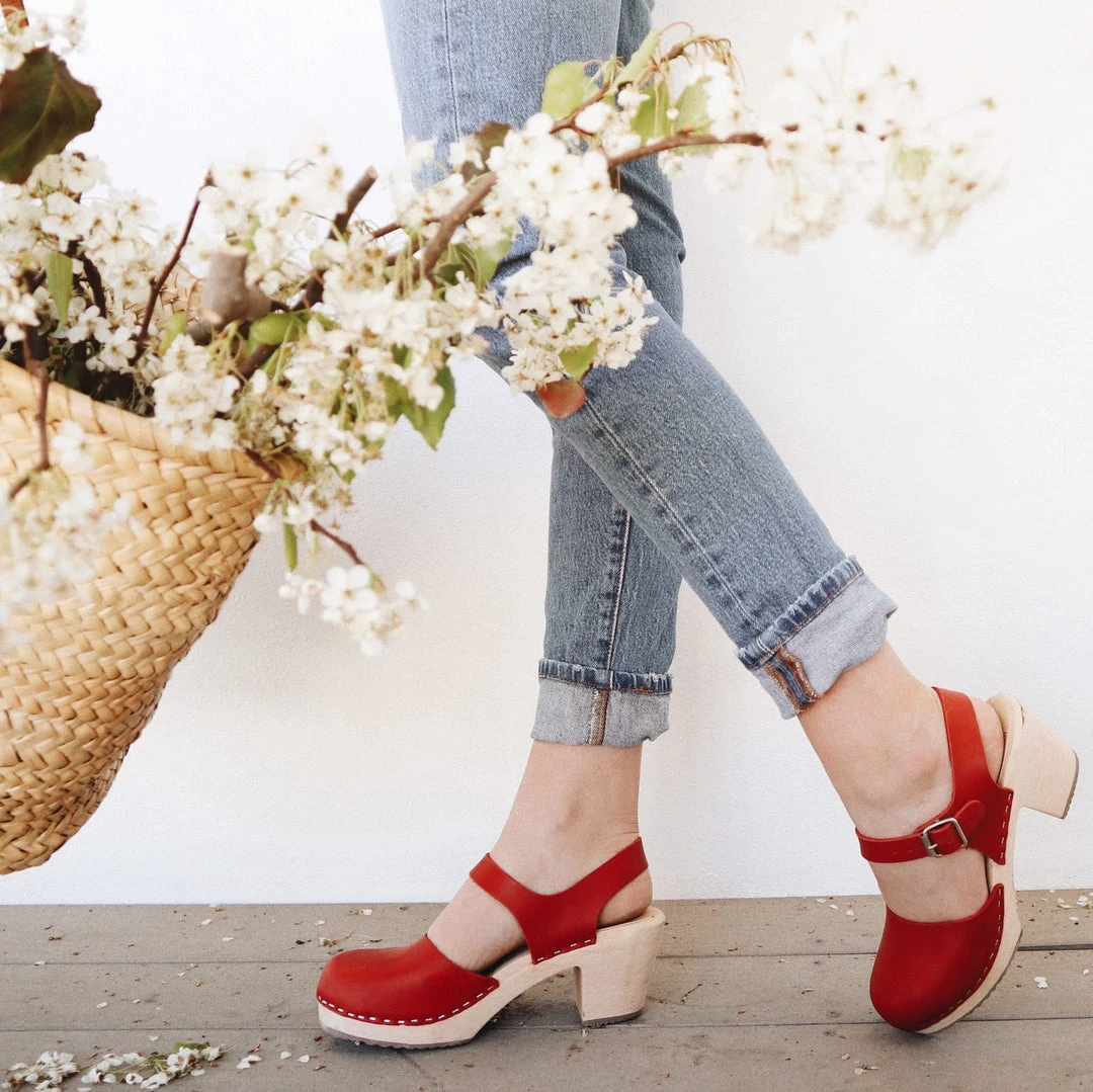 Lotta From Stockholm Red Highwood Clog New Arrivals 4 Lotta From Stockholm Red Highwood Clog New Arrivals