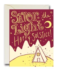 Native Bear Savor The Light Greeting