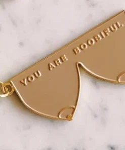 Confetti Riot You Are Boobiful Keychain New Arrivals