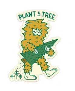 Ello There Bigfoot Tree Planter Sticker New Arrivals