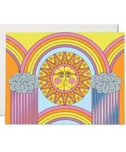 Red Cap Cards Sun & Rainbows Greeting New Arrivals