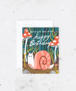 Idlewild Co Belated Snail Greeting New Arrivals