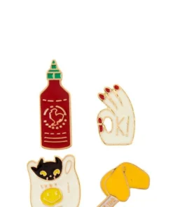 Icco Sriracha Enamel Pin Set