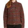 Tops Dickies Girl Plaid Quilted Shirt Jacket