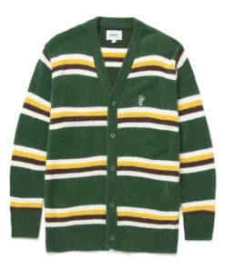 Huf Worldwide Huf 1984 Mohair Stripe Cardigan Sweater 12 Huf Worldwide Huf 1984 Mohair Stripe Cardigan Sweater