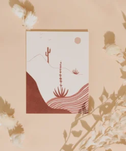 Elana Gabrielle Desert Afternoon Greeting