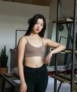 Leto Womens Low Back Bralette