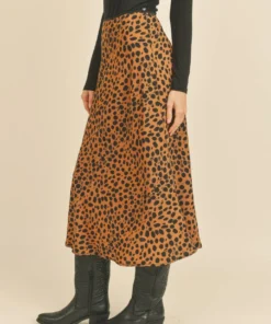 If She Loves New Arrivals Animal Print Slip Skirt