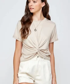 If She Loves Twisted Knot T-Shirt New Arrivals