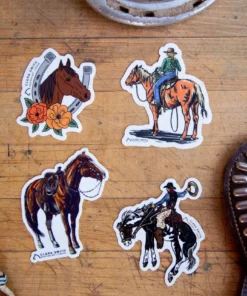 Clara Smith Cowgirl Sticker