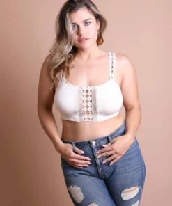 Leto Eyelet Lace Bralette