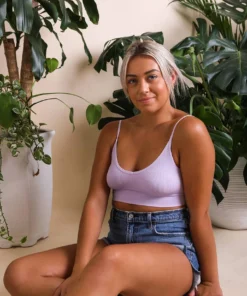 Leto Womens Low Back Bralette