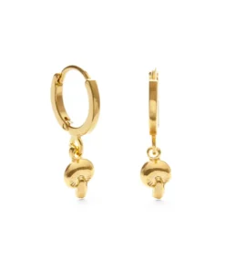 Amano Studio Tiny Mushroom Huggie Hoops
