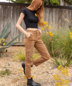 Dickies Girl Slim Straight Cargo Pants Womens