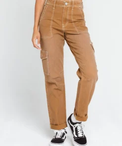 Dickies Girl Slim Straight Cargo Pants Womens