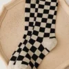 Miss Sparkling New Arrivals Checkered Socks