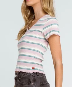 New Arrivals Dickies Ribbed V-Neck Baby Tee 7 New Arrivals Dickies Ribbed V-Neck Baby Tee