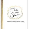 Harper Collins New Arrivals That's What She Said