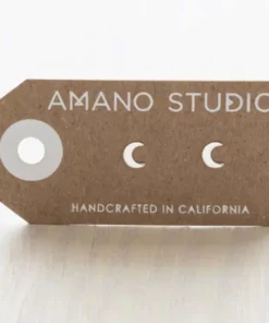 Amano Studio Sterling Silver Crescent Moon Studs New Arrivals