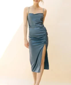 Storia Satin Bodycon Dress