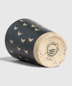 New Arrivals United By Blue 12 Oz. Stoneware Travel Mug Black Moon