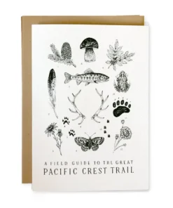 The Wild Wanderer Pacific Crest Trail Letterpress Greeting