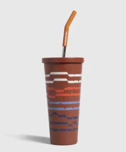 New Arrivals United By Blue 24 Oz Insulated Steel Straw Tumbler Cocoa