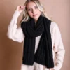 Leto Boucle Knit Scarf