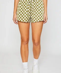 Pretty Garbage New Arrivals Checkered Shorts