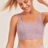 Mono B Paneled Double Layer Sports Bra