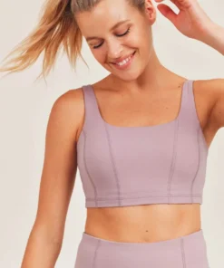 Mono B Paneled Double Layer Sports Bra