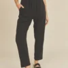 If She Loves New Arrivals Dreamland Linen Pants Black