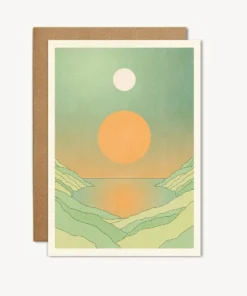 Cai & Jo New Arrivals Lagoon Print Greeting